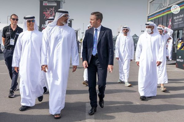 Khaled bin Mohamed bin Zayed attends inaugural Bike Abu Dhabi Festival