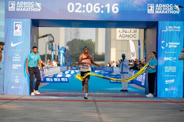 Ethiopian Regasa and Kenyan Amanang’ole Crowned Champions as ADNOC Abu Dhabi Marathon Marks Sixth Successful Edition