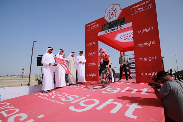 BRANDON MCNULTY WINS STAGE 2 OF THE UAE TOUR AND BECOMES THE NEW RED JERSEY